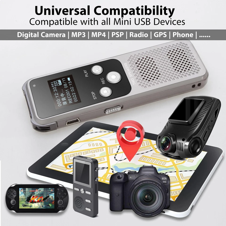 Cable de carga USB C a USB Mini B 5 pines compatible con cámara digital Foto 2 de 4