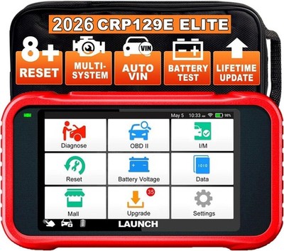 LAUNCH CRP129X OBD2 Diagnosegerät KFZ Auslesegerät Fehlerauslesegerät 8 Reset