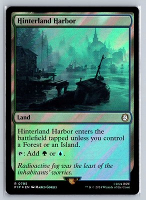 MTG Fallout Surge Foil #795 Hinterland Harbor Rare Land