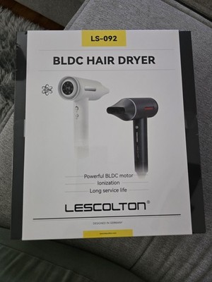 New sealed LESCOLTON Lightweight Ionic Hair dryer - Iron gray 110,000 RPM