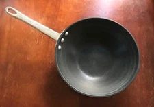 Commercial Anodized Aluminum Wok Pan Pot Skillet (G175HC)  8 3/4" Good Condition