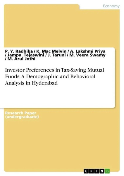P. Y. Radhika (U. A.) | Investor Preferences In Tax-Saving Mutual Funds. A...-image