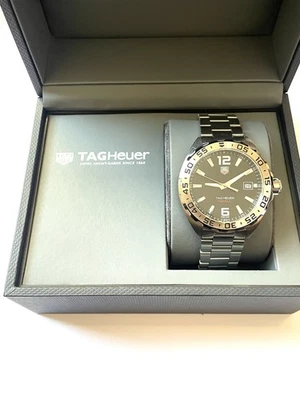 TAG Heuer Formula 1 WAZ1112 41mm Black Dial Quartz Date Men’s Watch