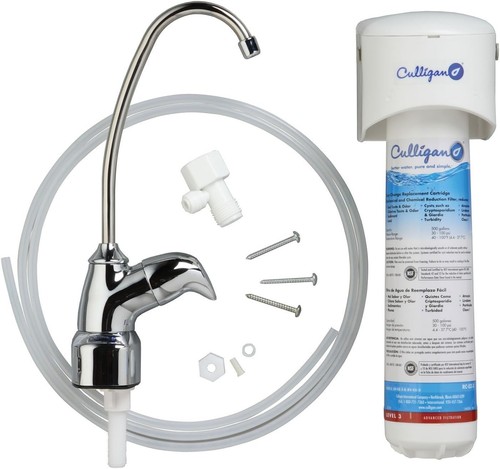 Culligan US 3 EZ-Change Under-Sink Drinking EZ-3 (Meilleure Filtration), Chrome - Photo 1/3