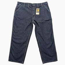 NWT Carhartt FR Jeans Men 46x30 Blue Flame Resistant Work Denim FRB13 401