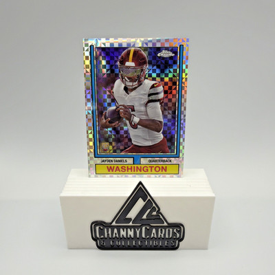 2024 Topps Chrome 1974 Topps Football Jayden Daniels #74TF-2 X-Fractor RC