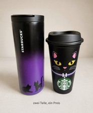 Starbucks Edelstahl Thermobecher 473 ml Schwa...