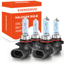 9005 9006 Halogen Headlight 10000k Combo Bulbs High Low Super Bright White