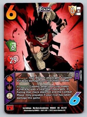 2022 Universus My Hero Academia 1ST Edition Stain