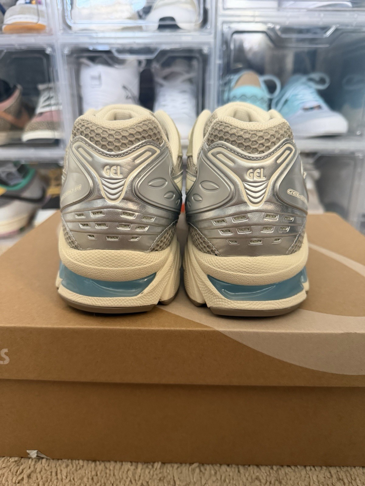 Size 12 - ASICS Juliana Salazar x Gel Kayano 14 Eucalyptus Men's Sneakers thumbnail 3