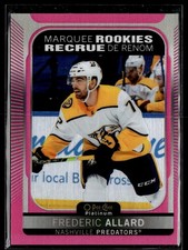 2021-22 O-Pee-Chee Platinum Marquee Rookies Matte Pink #253 Frederic Allard RC
