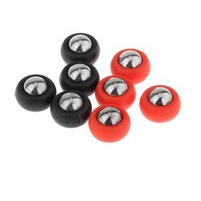 8x Mini Shuffleboard Pucks Shuffleboard Rollers Kids Adults 2 Colors Lightweight