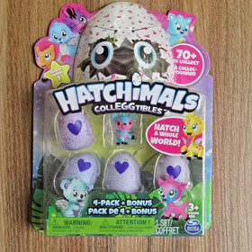 HATCHIMALS COLLEGGTIBLES * 4 PACK + BONUS * LOT of 2 * SEASON 1 🔥RANDOM