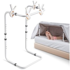 Blanket Lifter for Feet, Adjustable Height Blanket Lifters for Foot of Bed, A...