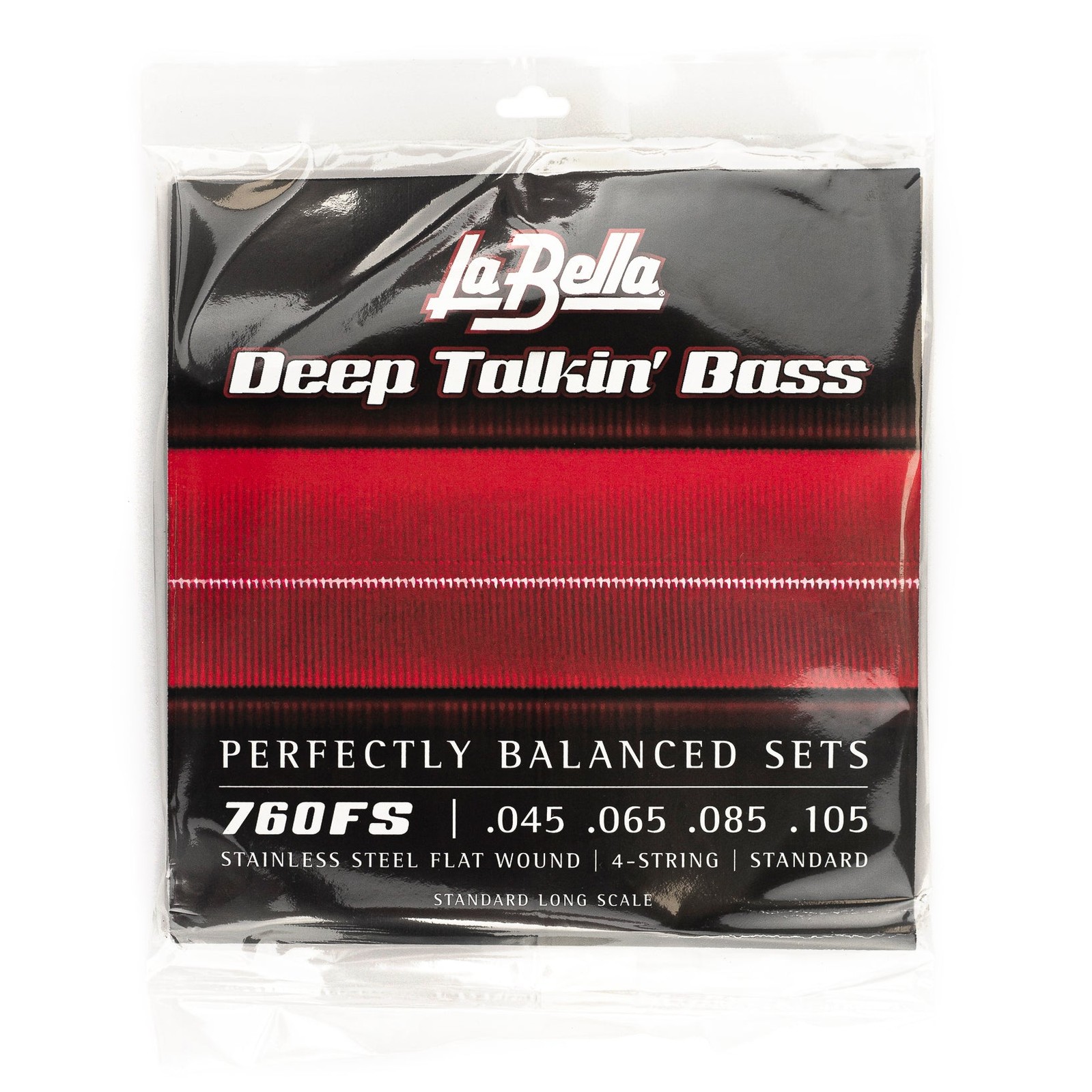 La Bella Deep Talkin' Bass Flatwound 45-105 Bass Strings | 760FS