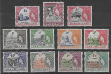 Basutoland 1954 QEII Definitive Set SG43-53 Mint Cat£110