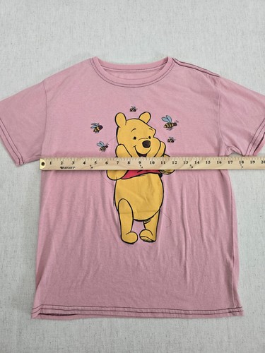 Camiseta Disney Winnie The Pooh Mujer Mediana Rosa Gráfica Cuello Redondo Manga Corta - Imagen 7 de 7