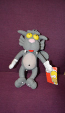 Simpsons SCRATCHY the Cat 10.5" Character Plush Itchy  Scratchy w/tag D5