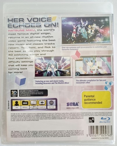 Hatsune Miku: Project DIVA F 2ND | NEW SEALED | Sony Playstation 3 PS3 - Picture 2 of 3