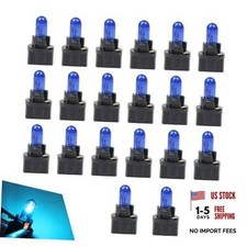20PCS T5 17 57 86 Halogen Instrument Cluster Bulbs, 12V Dash Light Bulbs, blue