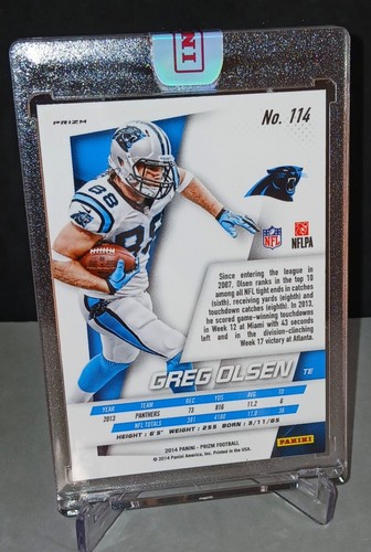 🔥GREG OLSEN🔥2014 Panini Prizm - PANINI LOGO HOLO Prizm SSP Panthers - SEALED - Bild 6 von 6