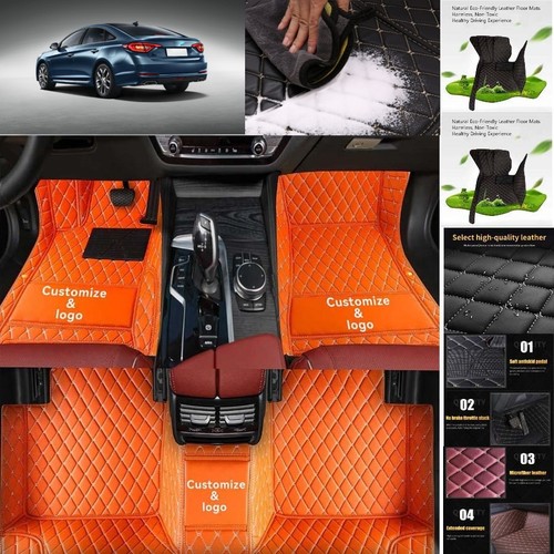 For Hyundai Sonata Car Floor Mats Floor Liners Car Carpet Guard Customizable - Foto 10 di 34