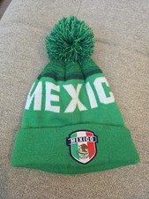 Mexico Beanie World Cup Soccer Cap Official Icon Sports National Team Green NWOT