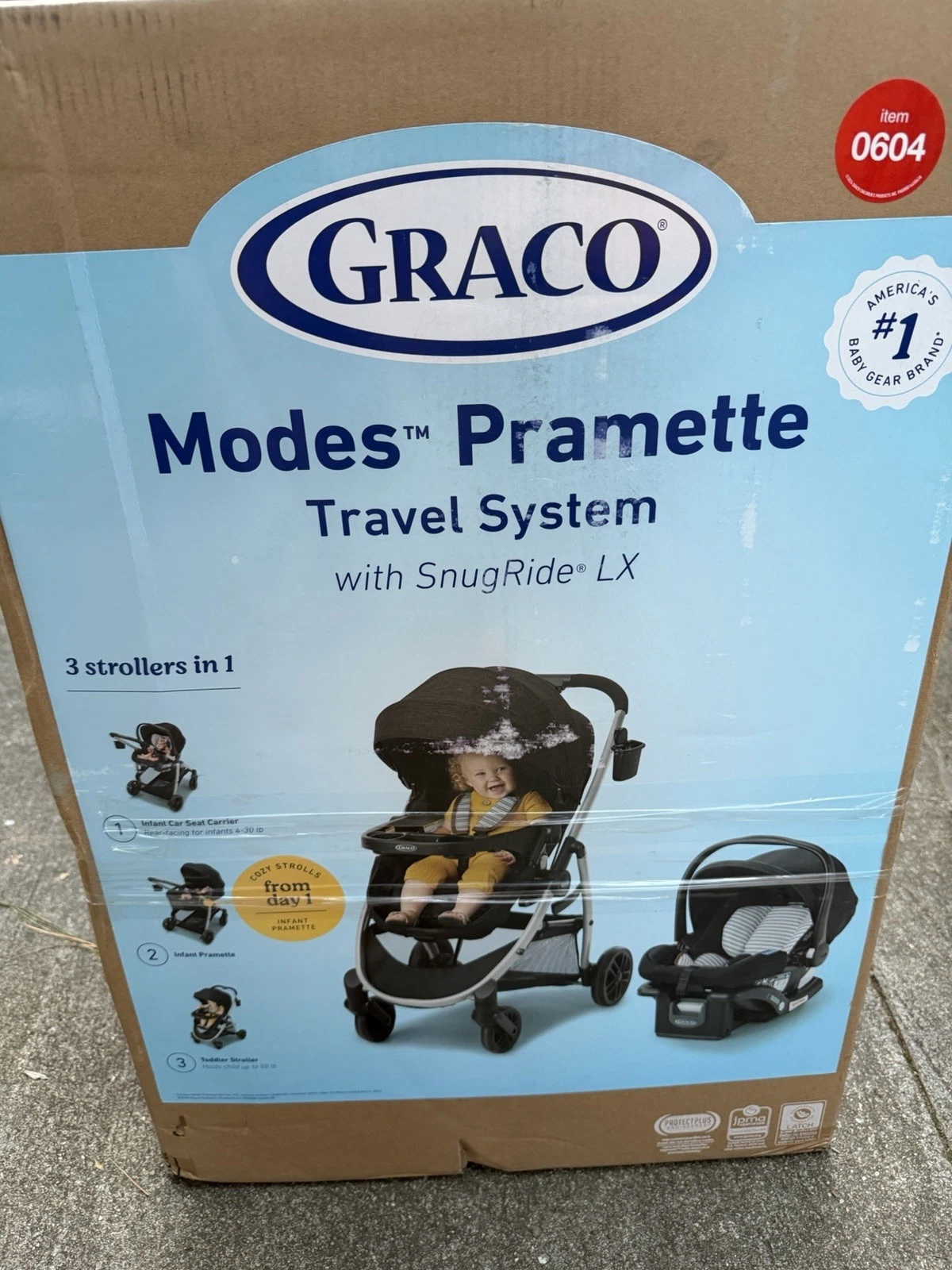 Graco Modes Pramette Travel System W/ SnugRide Lx- Brand New
Opens in a new window or tab