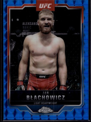 2026 Topps Chrome UFC Jan Blachowicz Blue Geometric /99 #119