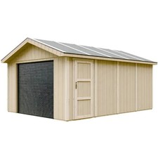 Garage in Legno 354x486 cm Box Auto Moto 17 m2 Pannelli LP SmartSide