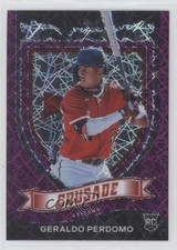 2021 Panini Chronicles Crusade Purple Velocity Prizm Geraldo Perdomo #8 02gz