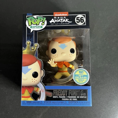 Funko Pop! Digital 56 Avatar Last Airbender Freddy as Aang LE 4160 w/ Protector