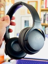Audio-Technica Bluetooth Wireless On Ear Headphones Black  ATH-S220BT 
