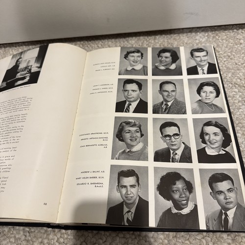 WOW! The Catholic University 1956 Cardinal Yearbook - Washington DC - Picture 8 of 12