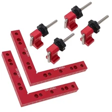 Deadwood Crafted Tools 90 Degree Right Angle Clamp Set - 6.3 x 6.3in Square