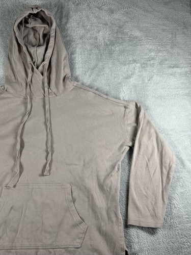 Pact Hoodie Womens Large Gray Pullover Organic Cotton Kangaroo Pocket Comfy - Picture 3 of 13