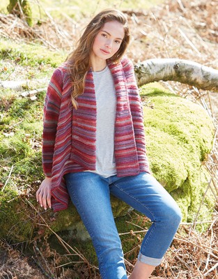 10035 Damen DK Strickjacke Strickmuster Strickpapier Hardcopy Original
