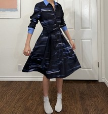 Banana Republic Brushstroke Print Shirtdress Size Women’s 6