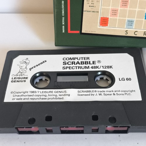 Computer Scrabble - Leisure Genius - Spectrum Tape - Afbeelding 3 van 6