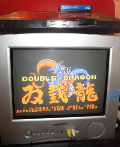Sega Master System DOUBLE DRAGON (Blue Label) w/Cartridge, Instructions & Box - Picture 13 of 14