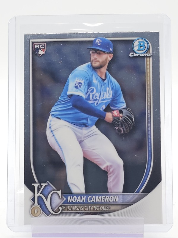 NOAH CAMERON 2025 BOWMAN CHROME BASEBALL ROOKIE #67 ROYALS A Q7262