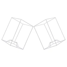 2 Pcs Lamp Shade Frame Ring Industrial Table Lampshade Hanging Frames