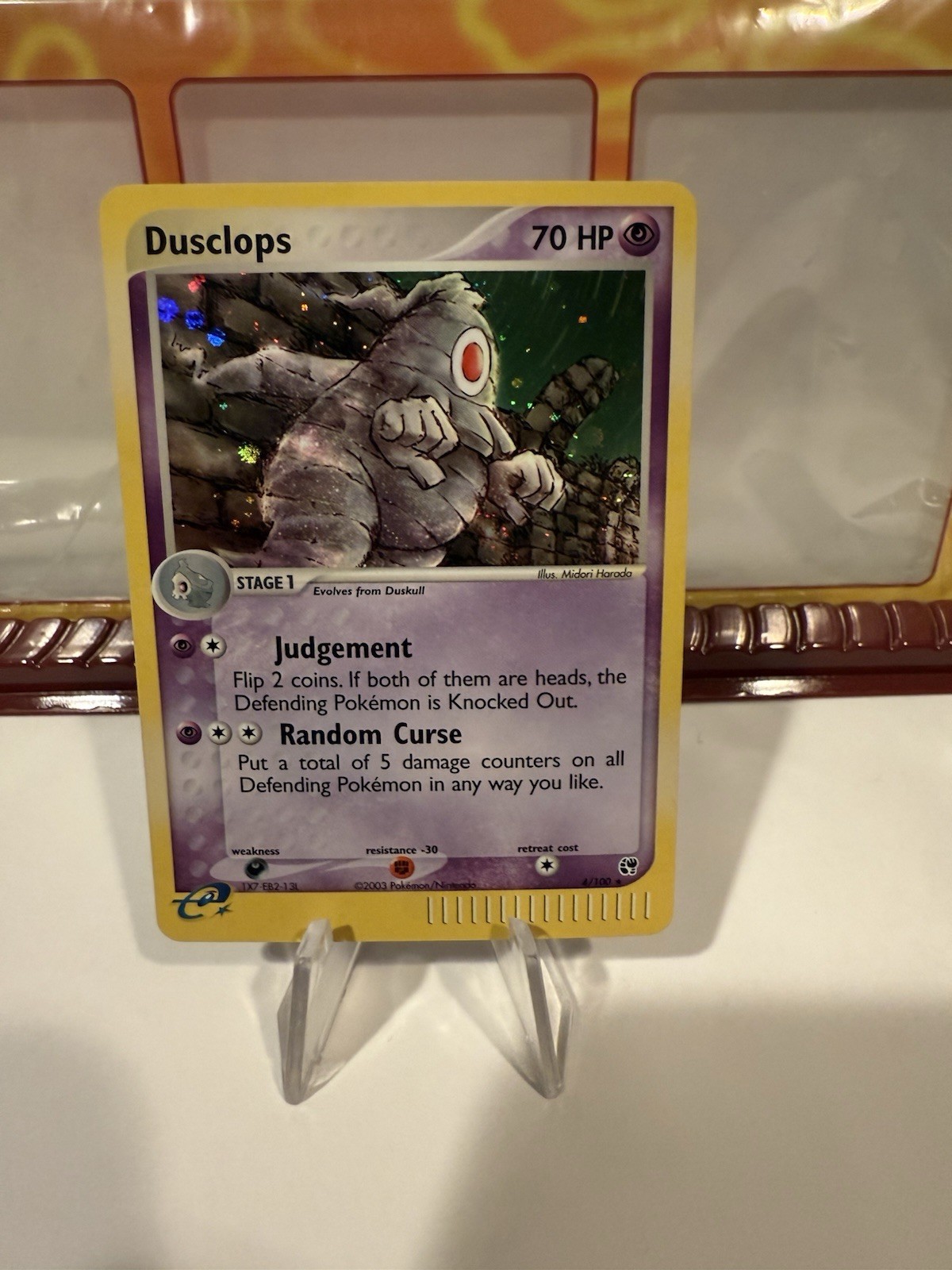 Pokémon TCG - Dusclops - 4/100 - Holo Rare - Sandstorm (e-Series) - NM