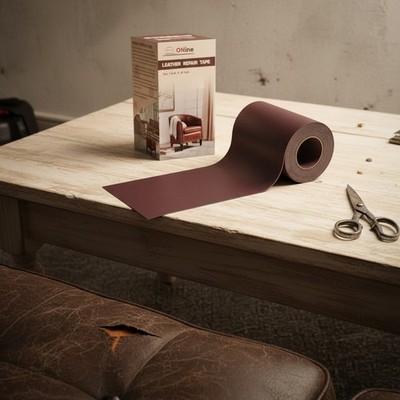 Luxury Leather Repair Patch - 3x60 Inches Mulberry Waterproof Tape for Furniture