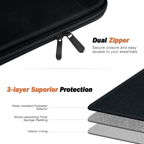 MoKo 9-11” Custodia Protettiva Compatibile con iPad PRO 11 M4 2024/11 Pollici - Afbeelding 19 van 24