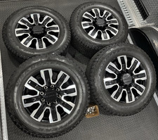 GMC Sierra 20" 2500 3500 Denali Ultimate OEM Black Wheels Rims Tires Chevy TPMS