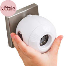 Child Safety Door Knob Cover 4 Pack Hard-To-Remove Dual-Lock Door Handle Cover