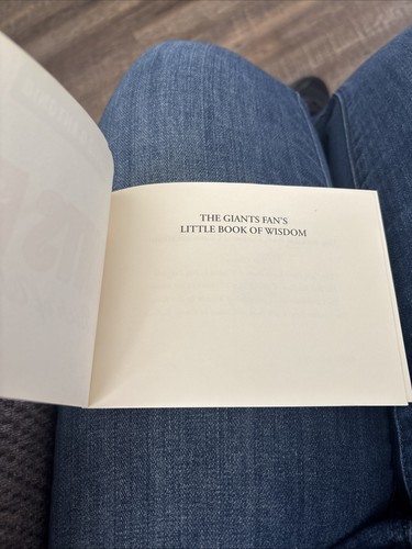 The Giants Fan's Little Book of Wisdom by David D'Antonio (English) Paperback Bo - Picture 3 of 10