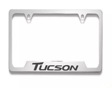 Genuine Hyundai 2010-22 License Plate Frame Thick Frame Tucson Logo D3F39-AM000