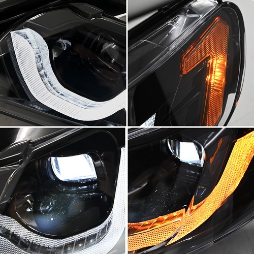 Pair 8 Lens LED Headlight For Honda Civic 4-door 2006-2011 Front Lamps Animation - Picture 6 of 24